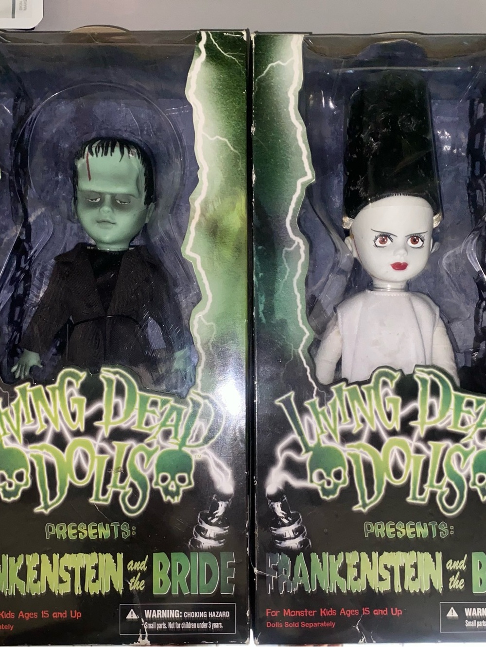 Frankenstein and The Bride Living Dead Dolls